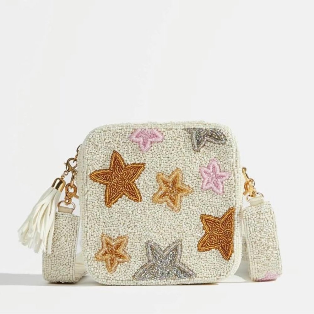 Beaded Crossbody Bag